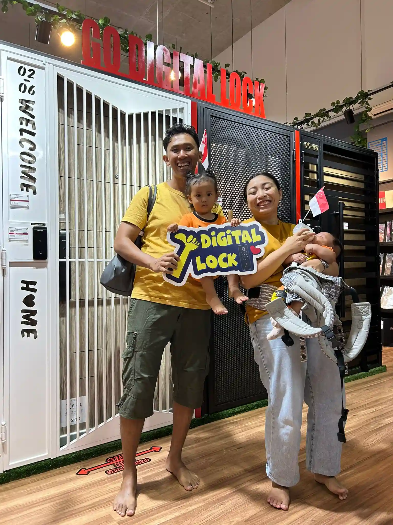 Go Digital Lock Happy Customers